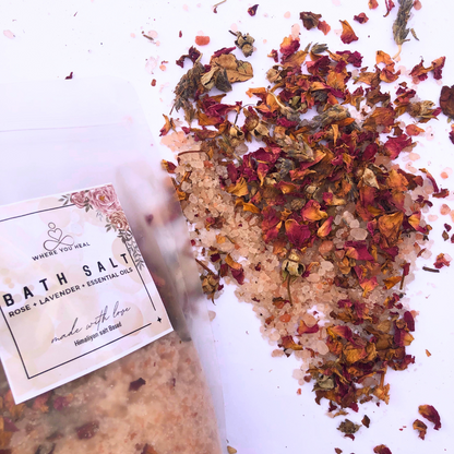 Rose & Lavender Himalayan Bath Salt Soak