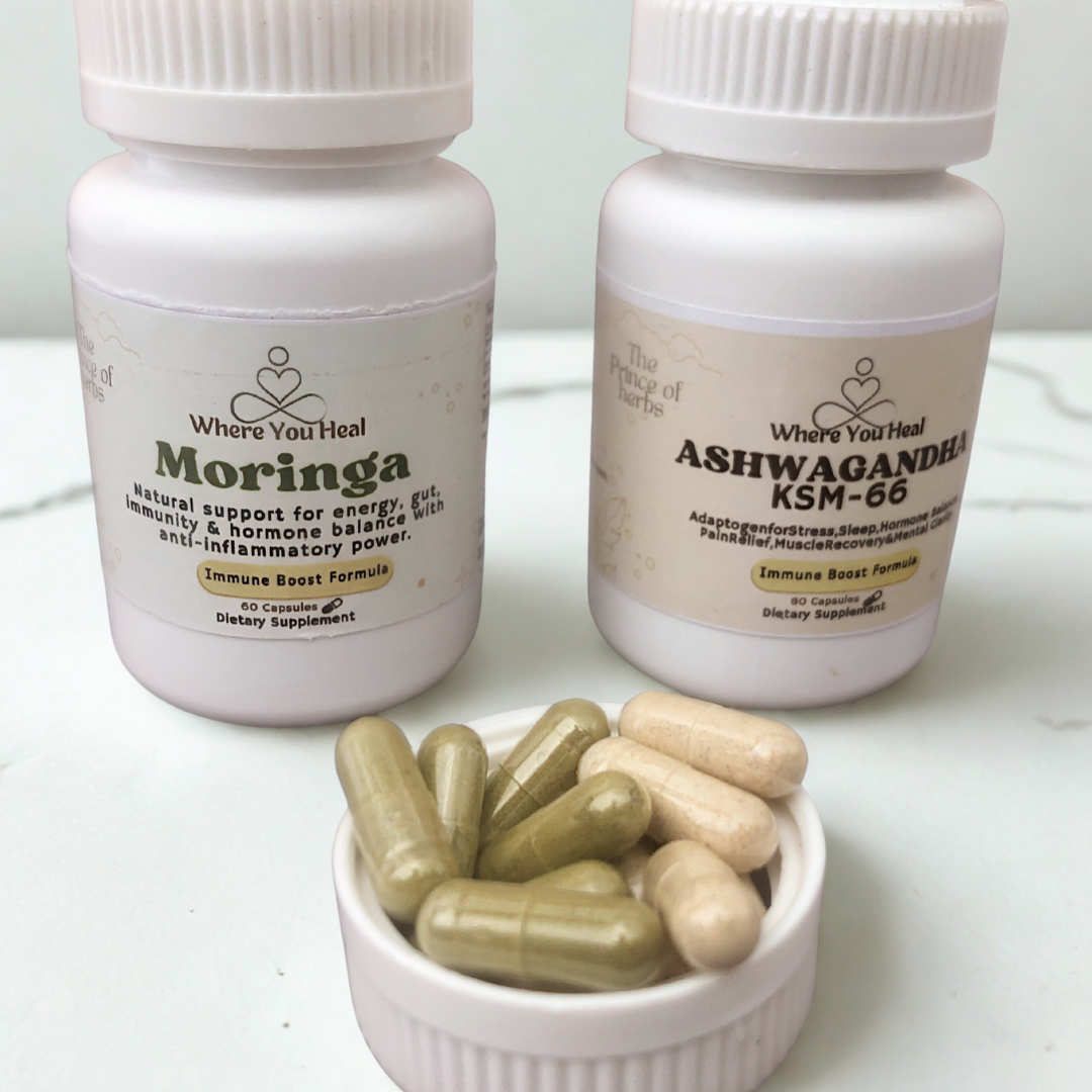 Moringa and Ashwagandha Combo Pack